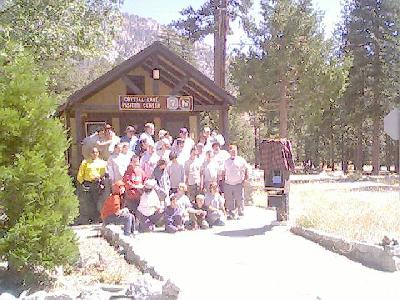 Visitor Center with Boy Scout Troop