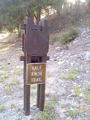 Trail Head of Half Knob
