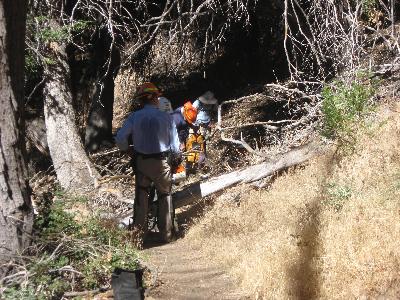 Soldier Creek gets cleared
