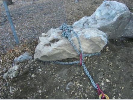 Moving boulder