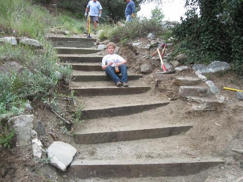 The stair steps are all installed!