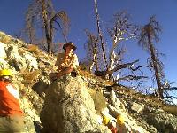 Boy Scout in charge