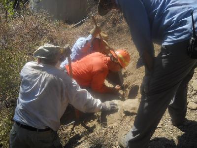 Moving the rocks around
