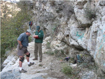 Volunteers at work