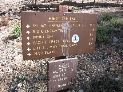 Windy Gap Trailhead