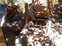 More rock work