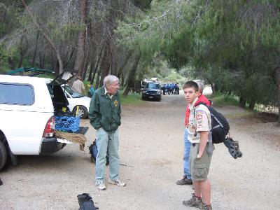 A Boy Scout will be looking at the area for another project